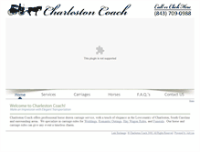 Tablet Screenshot of charlestoncoach.com